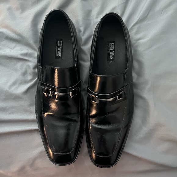 gold and black dress shoes mens Royal Men's Suede Velvet Smoker's Tuxedo Loafer Shoes Black / 9